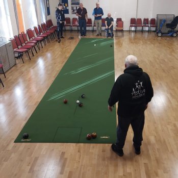 One of our Mixed Indoor Bowls activities