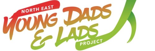 North East Young Dads and Lads in red and green text. 