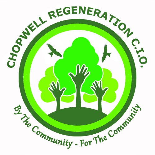 logo of helping hands and trees