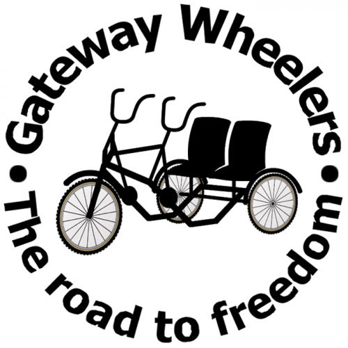 Gateway Wheelers, The road to freedom side by side cycle logo