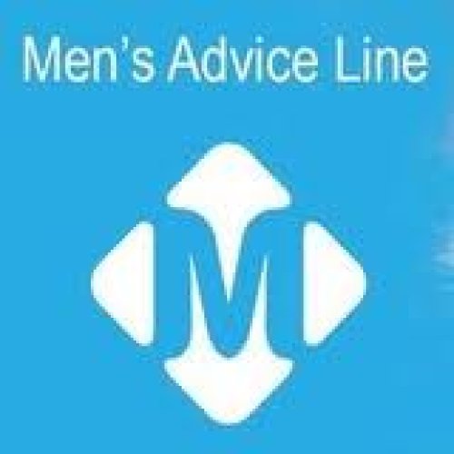 Logo of a blue M 