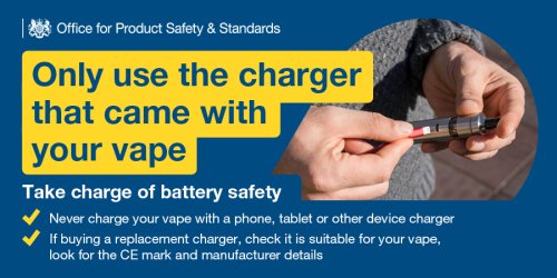 Take charge of battery safety