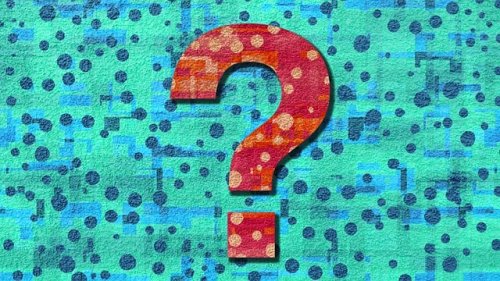 A Red question mark  