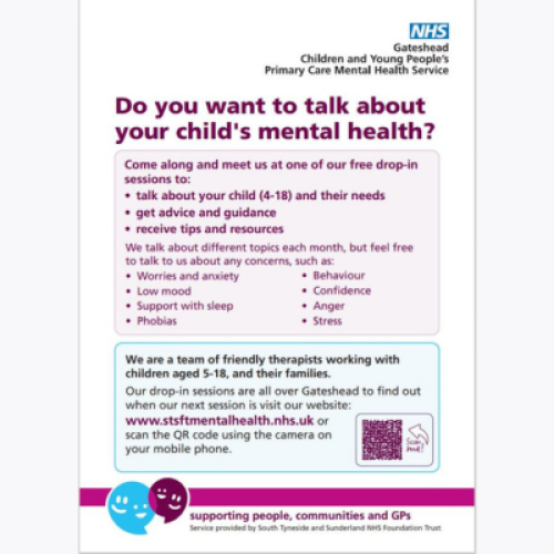 https://www.stsftmentalhealth.nhs.uk/our-services/gateshead/children-and-young-peoples-primary-care-mental-health-service/Community-Mental-Health-Drop-ins