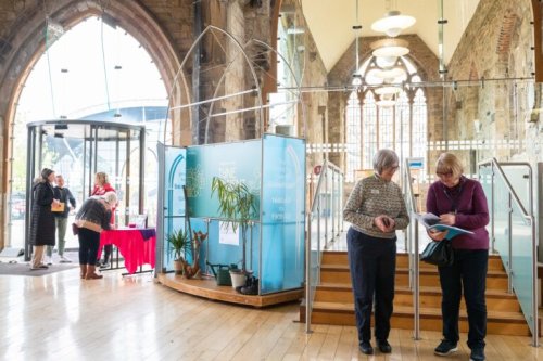 St Mary's Heritage Centre, photo inside building.