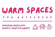 Warm spaces logo with the description "[providing spaces with respect, dignity and warmth"