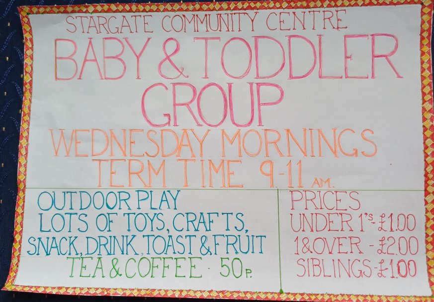 Baby and toddler group 
