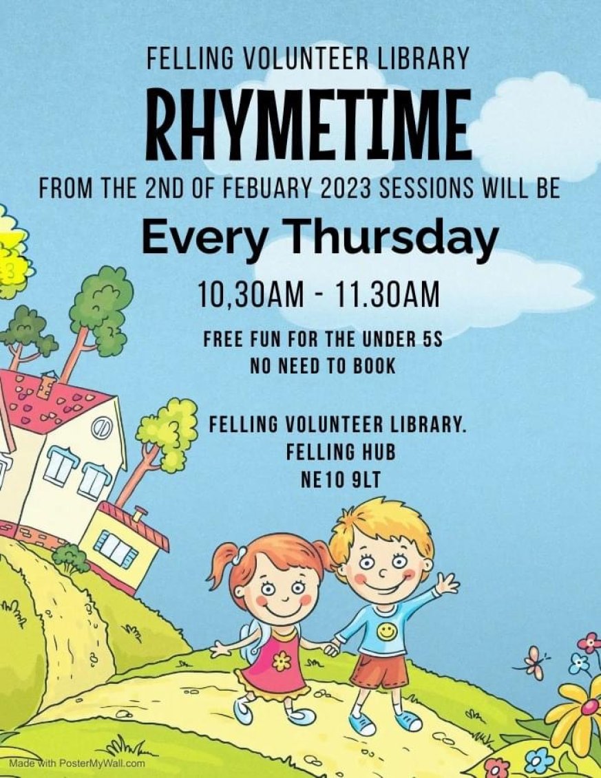Rhymetime for young children under five