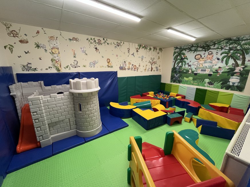 Jungle soft play room