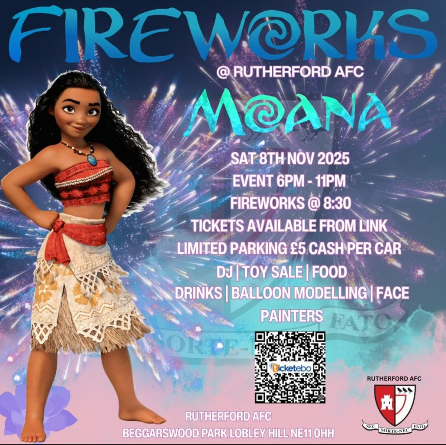 Firework Event - Moana Theme 