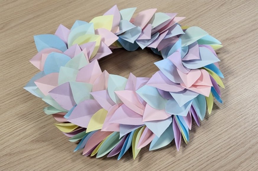 Crafternoon: Spring Paper Wreath