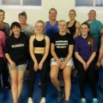 The ladies fitness team