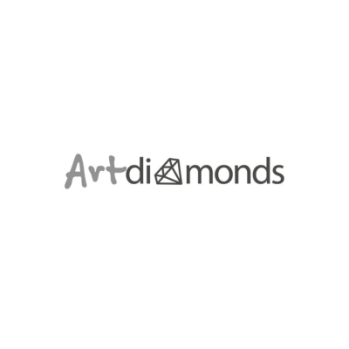 Art Diamonds, the 'a' in diamond replaced with a diagram of one. 