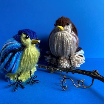 Crafternoon: Scrap Wool Birds