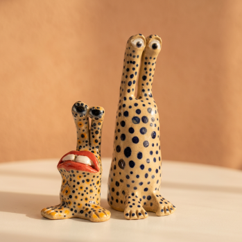 Handmade Pottery Monsters