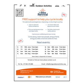 FREE - Adult Introductory Cycle Rides -  Join us for short gentle bike rides develop your cycling confidence