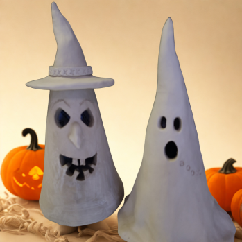Air Dried Clay Witch and Ghost Workshop