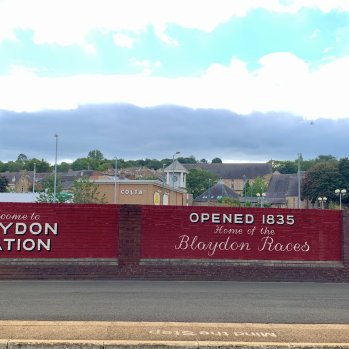 Mural at Blaydon Station