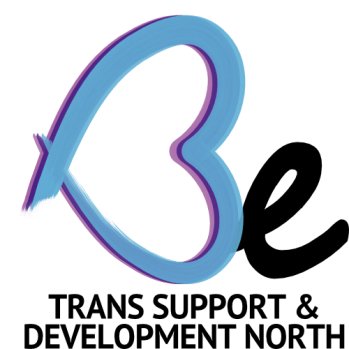 Logo with the words Be: Trans Support and Development North