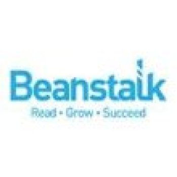Beanstalk in blue text