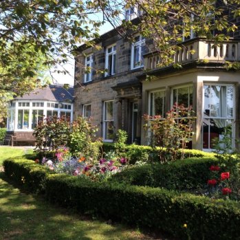 The centre from the garden 