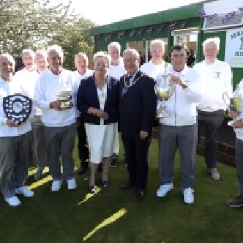 photo of members of the Marley Hill Community Bowling Club 