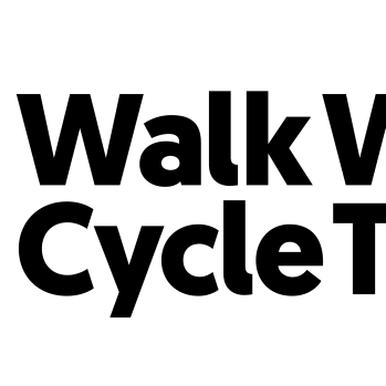 Walk Wheel Cycle Trust logo in black on white background