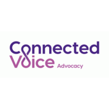 The words: Connected Voice Advocacy
