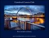A picture of the Millenium bridge in the evening, with text on the borders reading 'Gateshead Camera Club - New members welcome'